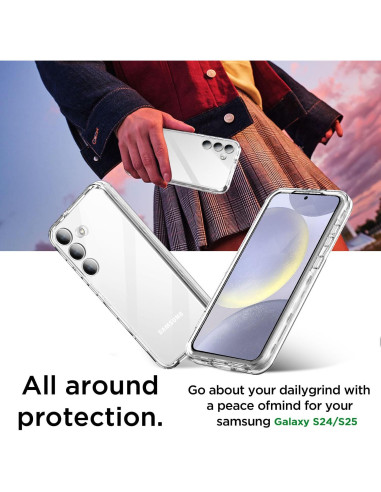 Funda AICase Transparente para Samsung Galaxy S24/S25 6.1"