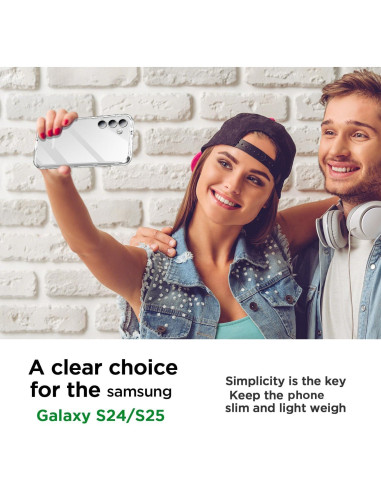 Funda AICase Transparente para Samsung Galaxy S24/S25 6.1"