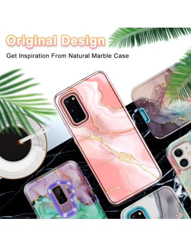 Funda Btscase para Samsung Galaxy S20 6.2" Patrón Mármol Rosa