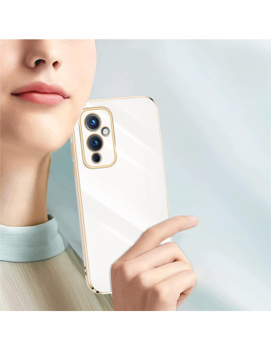 Funda KuDiNi para Oneplus 9 - TPU Blanco, Protección Completa