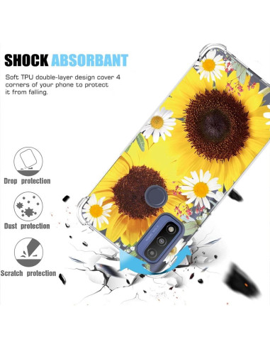 Funda TPU Girasol para Moto G Pure 2021 - Protección Premium