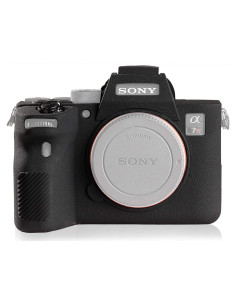 Funda de cámara STSEETOP para Sony A7RIV A7R4 - Silicona Negra