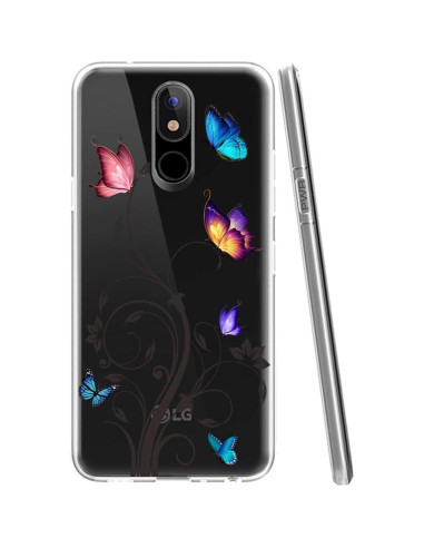 Funda TPU Mariposa para LG K40 / K12 Plus / X4 2019
