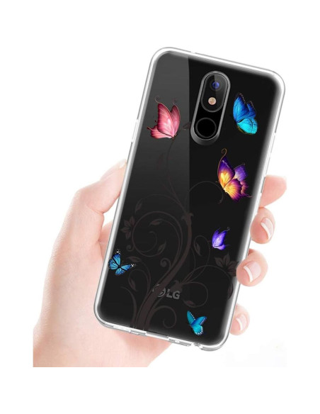 Funda TPU Mariposa para LG K40 / K12 Plus / X4 2019