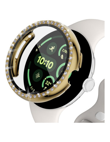 Funda Protectora para Google Pixel Watch 3 45mm Dorado