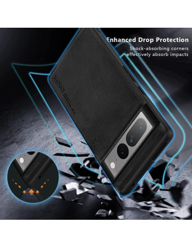 Funda X-level para Google Pixel 7 Pro - Protección delgada negra