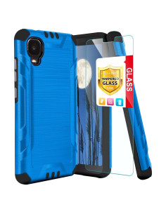 Funda TJS para Alcatel TCL A3 A509DL y TCL A30 Azul