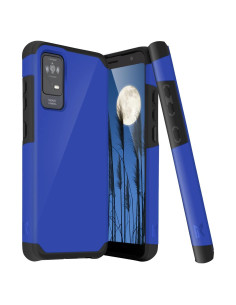 Funda Antigolpes TJS Doble Capa para TCL ION X/V/40 Z - Azul