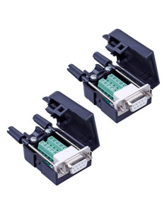 Conectores DB9 Femenino Sin Soldadura ANMBEST 2 Piezas