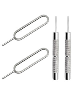 4 Herramientas de Extracción de Tarjeta SIM AYWFEY Plata