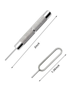 4 Herramientas de Extracción de Tarjeta SIM AYWFEY Plata 2
