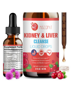 Gotas Desintoxicantes para Riñones y Hígado Migcopat 60ml