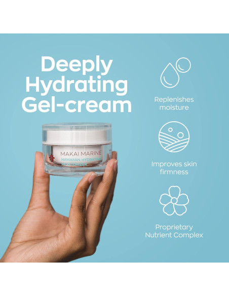 Crema Hidratante en Gel Marino Hanalei 50 ml - Vegana y Libre de Crueldad