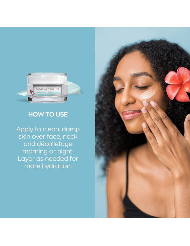 Crema Hidratante en Gel Marino Hanalei 50 ml - Vegana y Libre de Crueldad