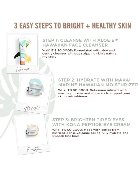 Crema Hidratante en Gel Marino Hanalei 50 ml - Vegana y Libre de Crueldad