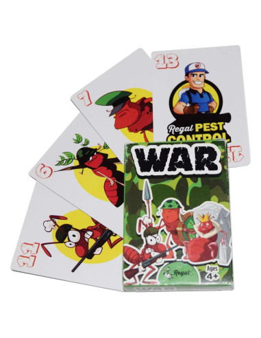 Juego de Cartas de Guerra Regal Games para Niños 4+ - Clásico