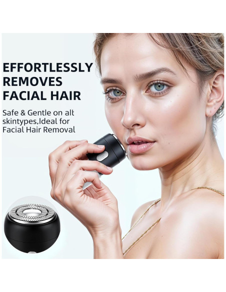 Afeitadora Eléctrica 2 en 1 Nevlive para Vello Facial y Nasal