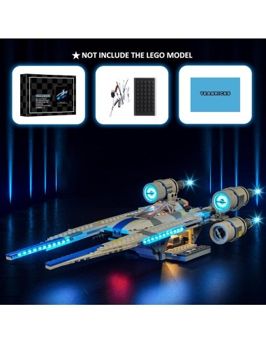 Kit de Luz LED YEABRICKS para 75399 Star Wars U-Wing