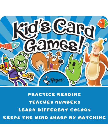 Juego de Cartas de Guerra Regal Games para Niños 4+ - Clásico