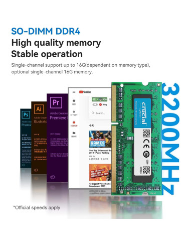 Beelink Mini PC S12, Intel 12 Gen N95, 8GB RAM, 256GB SSD