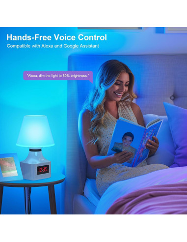 Bombillas LED Inteligentes FRIDEKO HOME RGBTW E26 800LM 2P