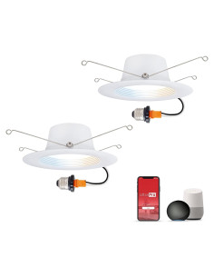 UltraPro Bombilla LED Inteligente Wi-Fi 2 Paquete 65W RGB