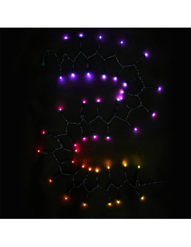 Cadenas de Luces LED RGB Home Heritage 16.3 pies para Interior/Exterior