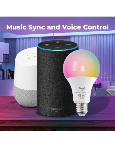 Bombillas Inteligentes Osprey A19 E26 9W RGBWW - Paquete de 4