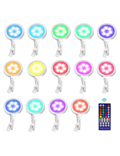 Kit de Iluminación LED RGB+Blanco Diurno AXMVEZ 14 Luces