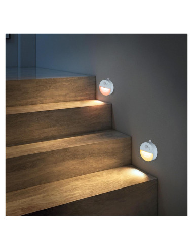 Luz Nocturna LED EverBrite con Sensor de Movimiento RGB - 6 Pzs