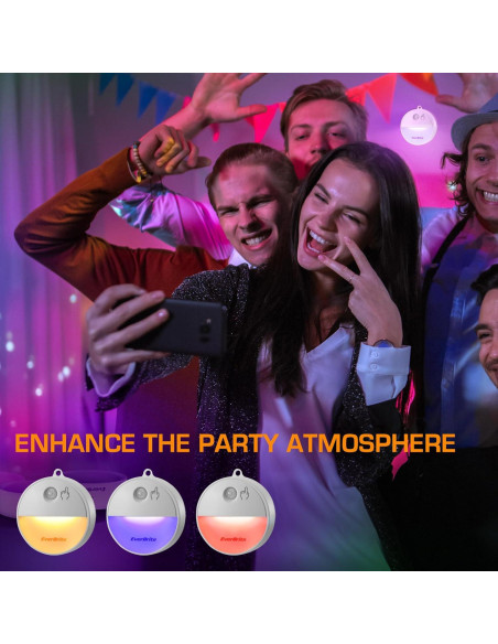 Luz Nocturna LED EverBrite con Sensor de Movimiento RGB - 6 Pzs