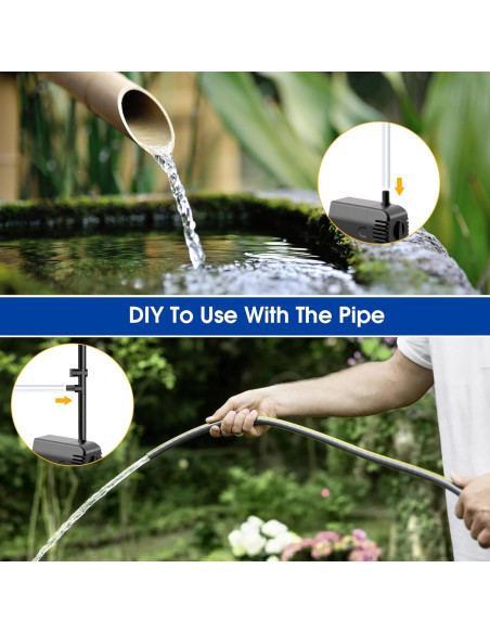 Bomba de Fuente Solar Biling 12W con Filtración y Accesorios