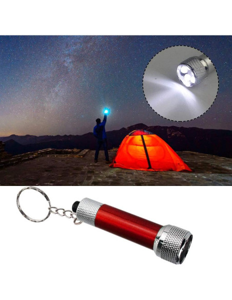 20 Mini Linternas LED Bantoye 6.8 cm para Camping y Fiesta