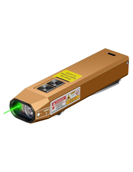 Linterna EDC Recargable DONGGUAN 1000 Lúmenes USB-C Verde Linterna EDC Recargable DONGGUAN 1000 Lúmenes USB-C Verde