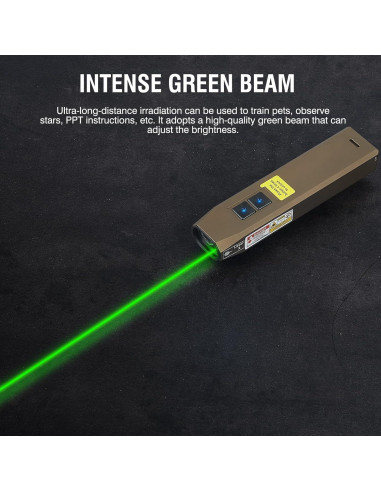 Linterna EDC Recargable DONGGUAN 1000 Lúmenes USB-C Verde