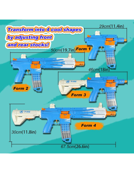 Pistola de Juguete Eléctrica M416 Yingbao con 40 Dardos
