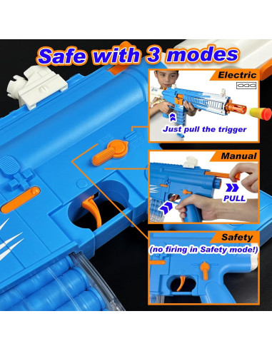 Pistola de Juguete Eléctrica M416 Yingbao con 40 Dardos