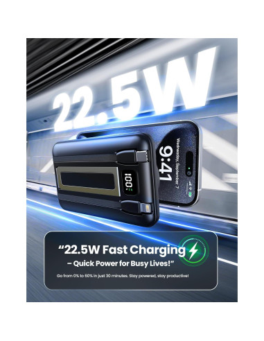 Cargador Portátil Magnético 10000mAh 22.5W Shenzen EB621