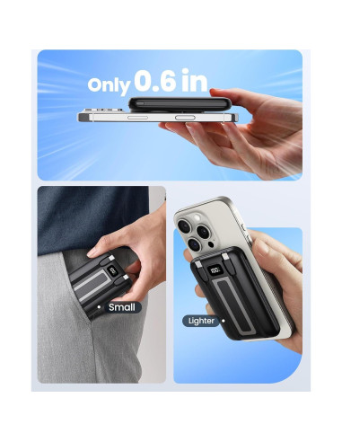 Cargador Portátil Magnético 10000mAh 22.5W Shenzen EB621