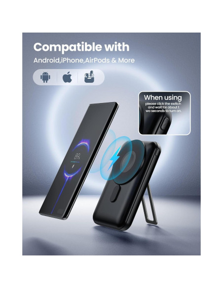 Cargador Portátil Magnético 10000mAh 22.5W Shenzen EB621