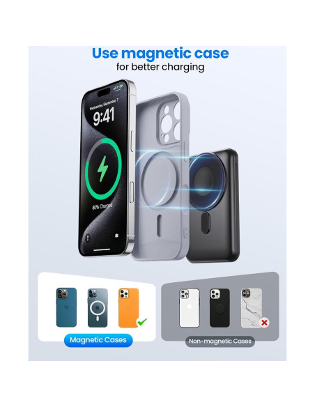 Cargador Portátil Magnético 10000mAh 22.5W Shenzen EB621