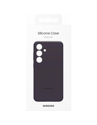 Funda de Silicona Oficial Samsung Galaxy S24 Violeta Oscuro