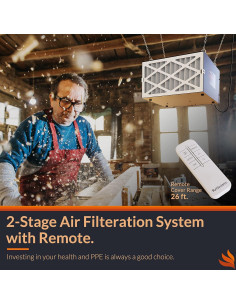 Colector de Polvo PuriCare 500 con Control Remoto 500 CFM 2