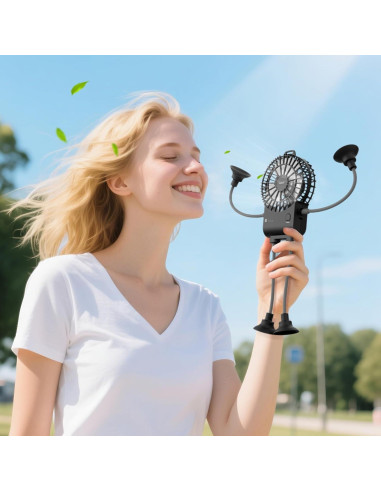 Ventilador de Escritorio Portátil Simfree Negro 3 Velocidades