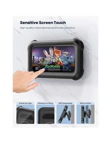 Soporte de Teléfono Impermeable Lamicall para Ducha 4-7"