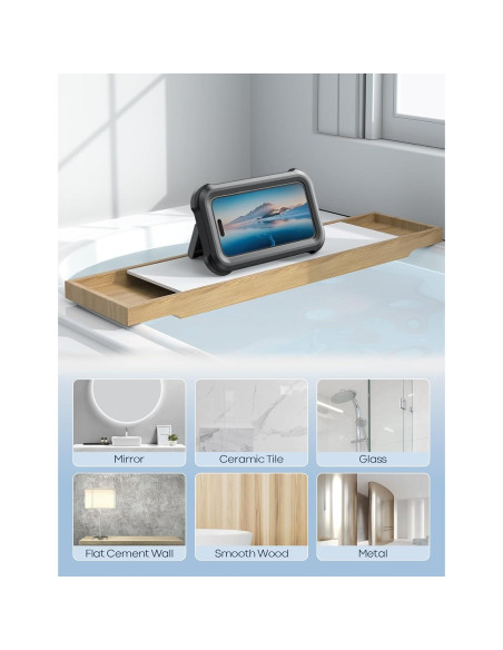 Soporte de Teléfono Impermeable Lamicall para Ducha 4-7"