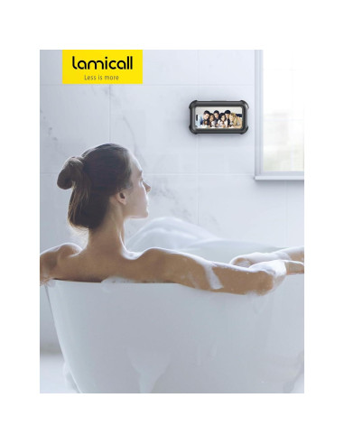 Soporte de Teléfono Impermeable Lamicall para Ducha 4-7"