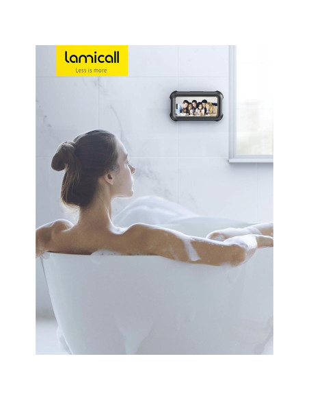 Soporte de Teléfono Impermeable Lamicall para Ducha 4-7"