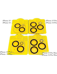 Protector de Lente de Cámara 3D RAMS para iPhone 14/15/16 2