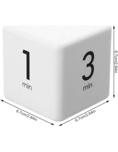 Temporizador de Cocina JOYIT Cubo 1-3-5-10 Minutos Silencioso 2